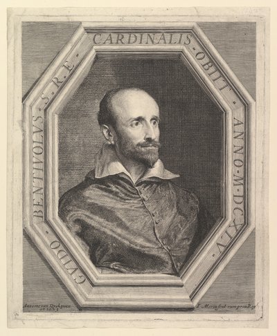 Cardinal Bentivoglio by Jean Morin
