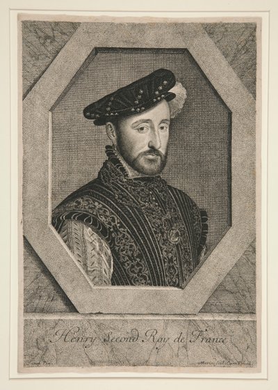 Henry II, King of France (1519-1559) by Jean Morin