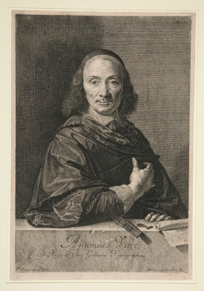 Portrait of Antonius Vitre by Jean Morin