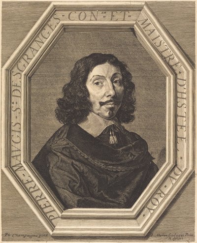Pierre Maugis by Jean Morin after Philippe de Champaigne