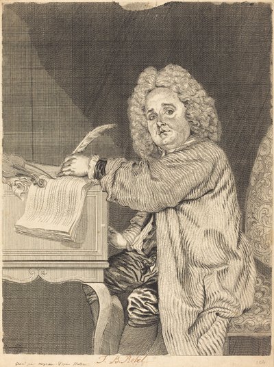 J.-B. Rebel by Jean Moyreau, Antoine Watteau