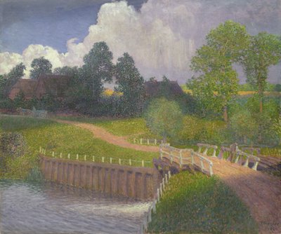 The Floodgate at Wohldorf by Jean Paul Kayser