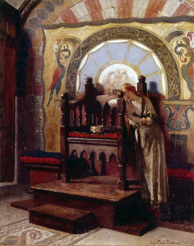 The Throne of Last Carolingian by Jean Paul Laurens