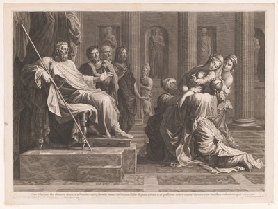 Esther before Ahasuerus by Jean Pesne