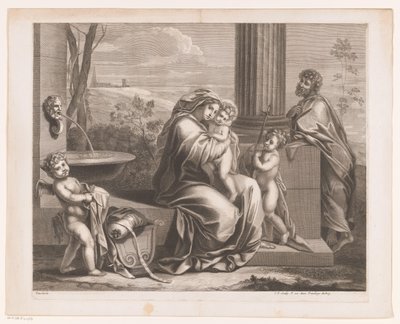 Holy Family at a Well by Jean Pesne