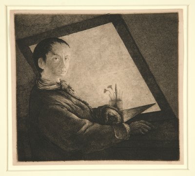 Self-portrait by Jean Pierre Norblin