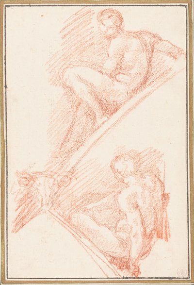 Figures from Sistine Chapel Ceiling by Jean Robert Ango