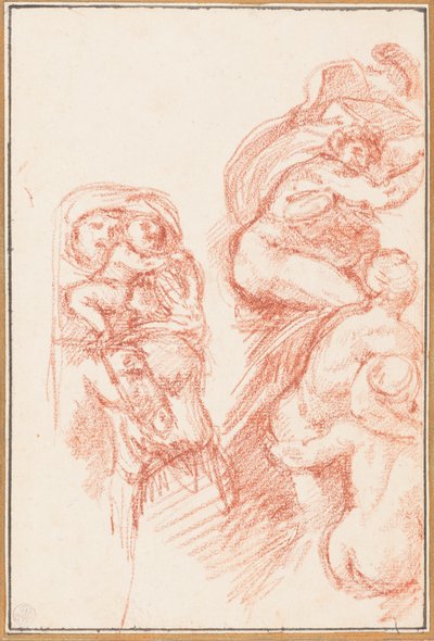 Figures from Sistine Chapel ceiling by Jean Robert Ango