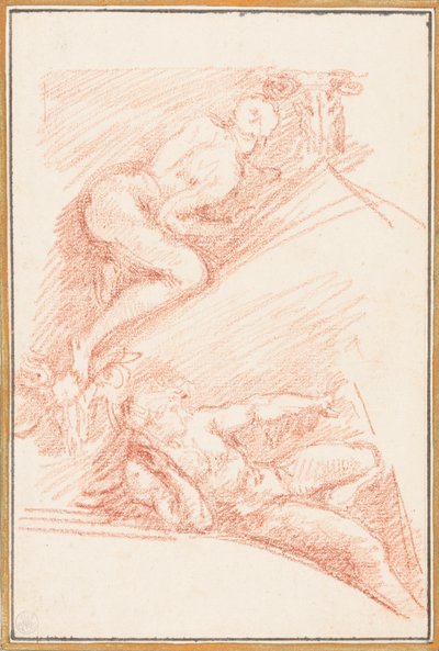 Figures from Sistine Chapel ceiling by Jean Robert Ango