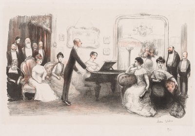 The Bourgeois Evening by Jean Veber
