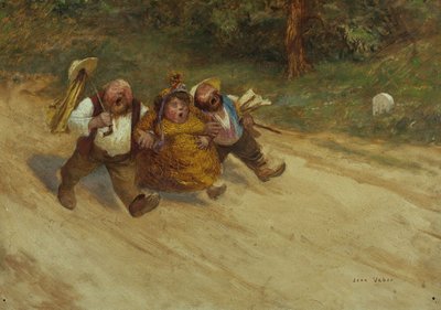 Three Good Friends by Jean Veber