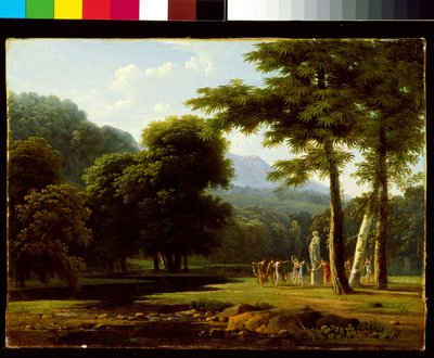 Landscape by Jean Victor Bertin