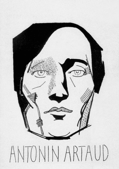 Antonin Artaud by Jean de Bosschere