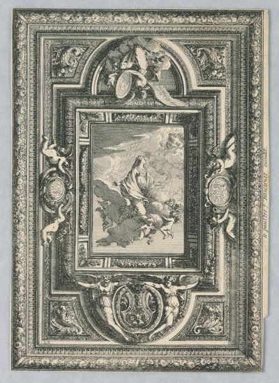 Ceiling (from Desseins de Plaphons) by Jean le Pautre