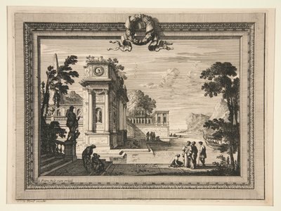 Classical Landscape by Jean le Pautre