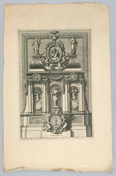 Design for Tabernacle, from "Tabernacles" by Jean le Pautre