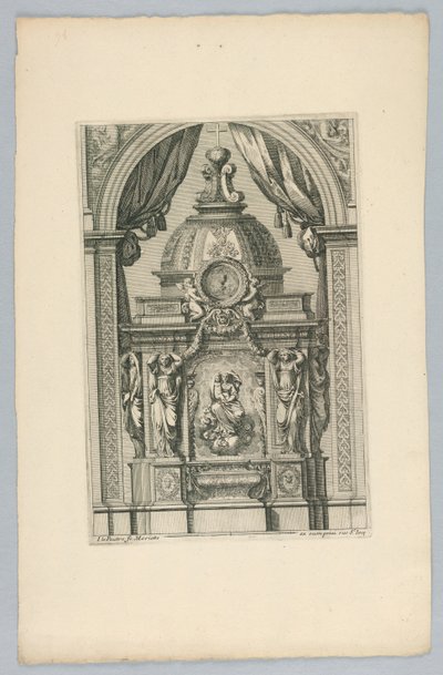 Design for Tabernacle, from "Tabernacles" by Jean le Pautre