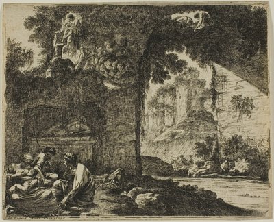 Shepherds in Ruins by Jean le Pautre