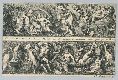 Two Friezes by Jean le Pautre