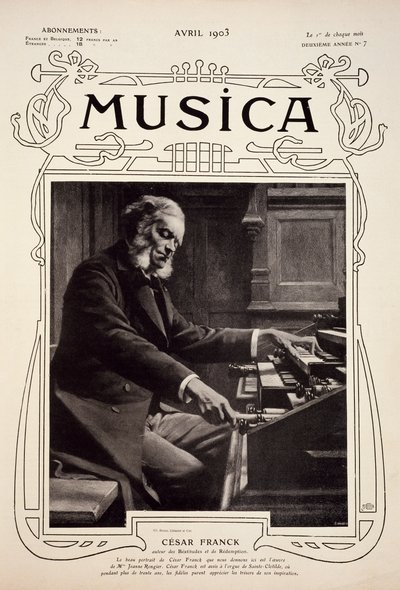 Cesar-Auguste Franck by Jeanne Rongier