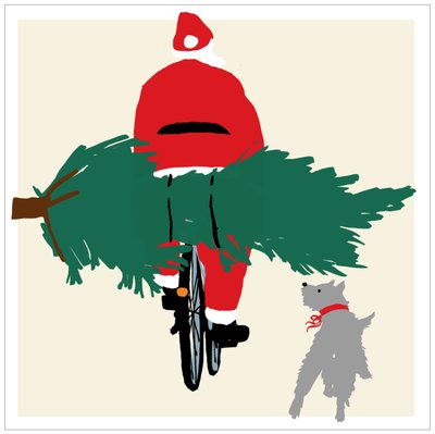 Spruced Up Santa by Jenny Frean
