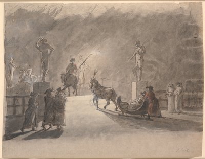 A Sleigh Ride in Torchlight over Holmen