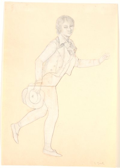 A Running Boy by Jens Juel