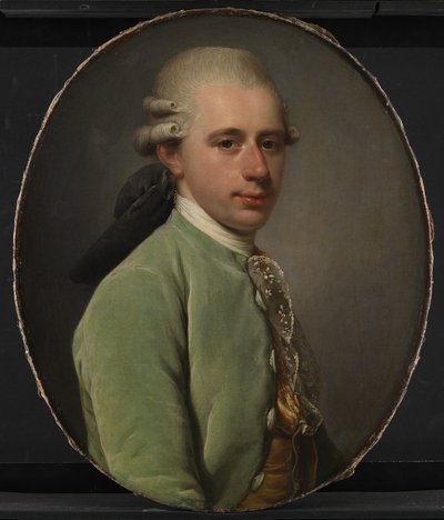 General Post Director Frederik Hauch as a Young Man by Jens Juel