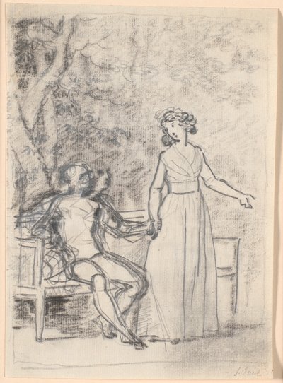 Composition Draft for the Rabenske Family Picture by Jens Juel