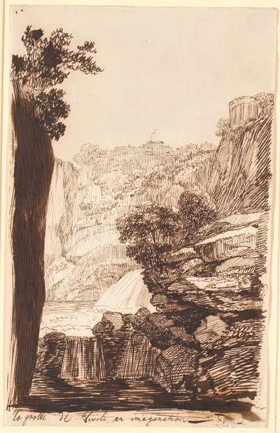 The Grotto of Tivoli in Imagination by Jens Juel