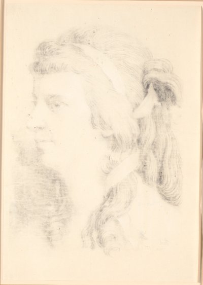 Portrait of Henriette Frederikke Moe by Jens Juel
