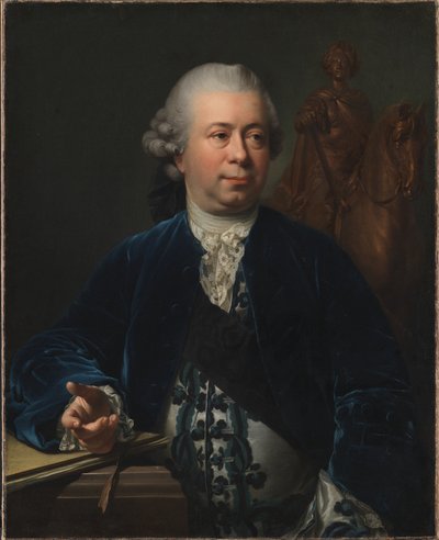 The Sculptor Jacques-François-Joseph Saly by Jens Juel