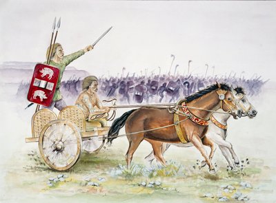 Celtic Chariot, Iron Age by Jeremy Richards