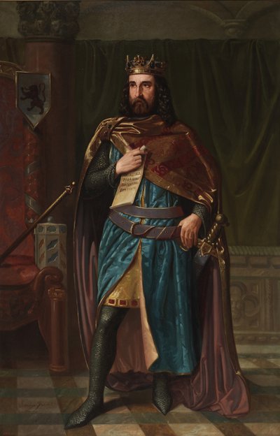 Bermudo II of León, 1851 by Jerónimo Fresno