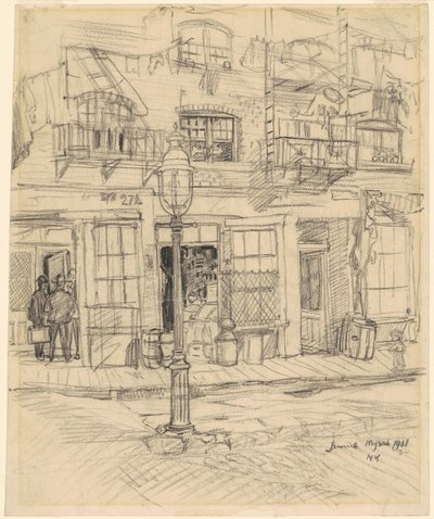 New York Street Scene by Jerome Myers