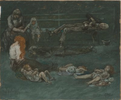 Park Bench at Night, 1909 by Jerome Myers