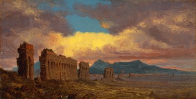 Roman Aqueduct by Jervis McEntee