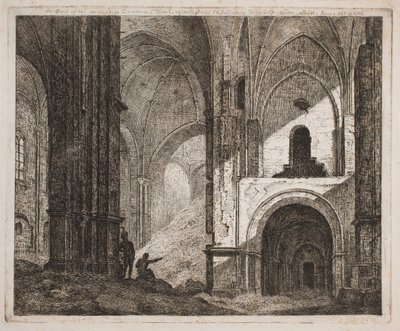 Interior from the Same Ruin 1806 by Jes Bundsen
