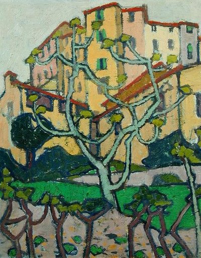 View of Les Baux by Jessica Stewart Dismorr