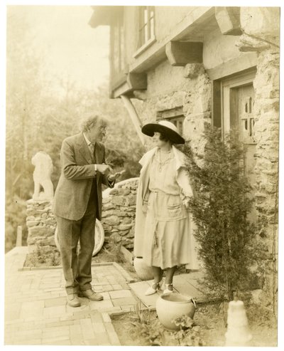 Mr & Mrs Ernest Thompson Seton by Jessie Tarbox Beals
