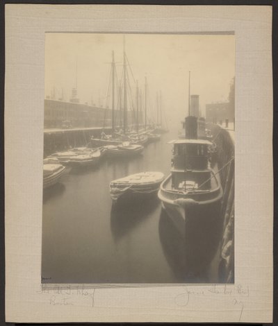 The Old T. Wharf, Boston by Jessie Tarbox Beals