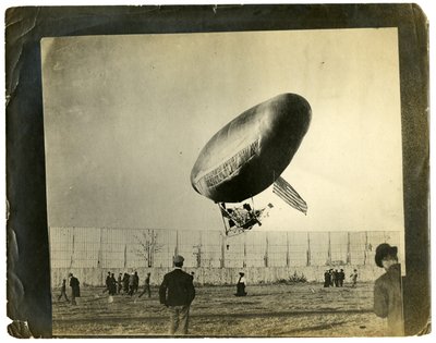 "Ville de St Mande" Airship by Jessie Tarbox Beals