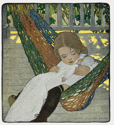 Rocking Baby Doll to Sleep by Jessie Willcox Smith