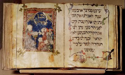 Page from a Haggadah by Jewish School