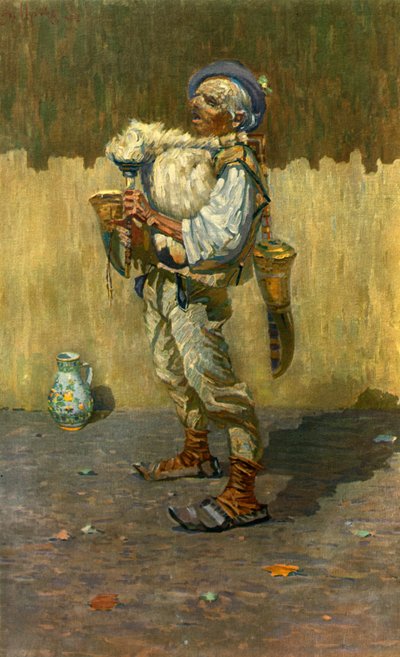 A Bagpiper, Joa Uprka by Joža Uprka