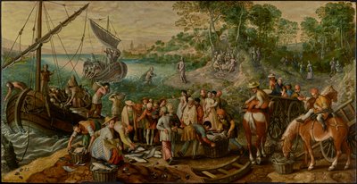 The Miraculous Draught of Fishes by Joachim Beuckelaer