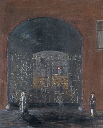 Street scene by Joachim Ringelnatz