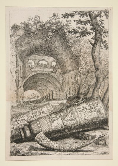 A Horn and Two Tall by Joachim von Sandrart