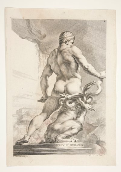 Hercules and the Hydra by Joachim von Sandrart