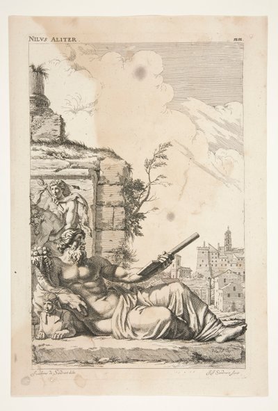 NILUS ALITER, from Sculpturae Veteris Admirata by Joachim von Sandrart